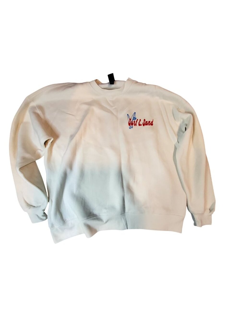 Wild Fable Cream Pullover Sweatshirt Medium Ribbed cuffs and hem for a snug fit